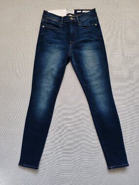 FRAME Le High Skinny Jeans in Columbia Road Wash - Size 27 - Premium Stretch